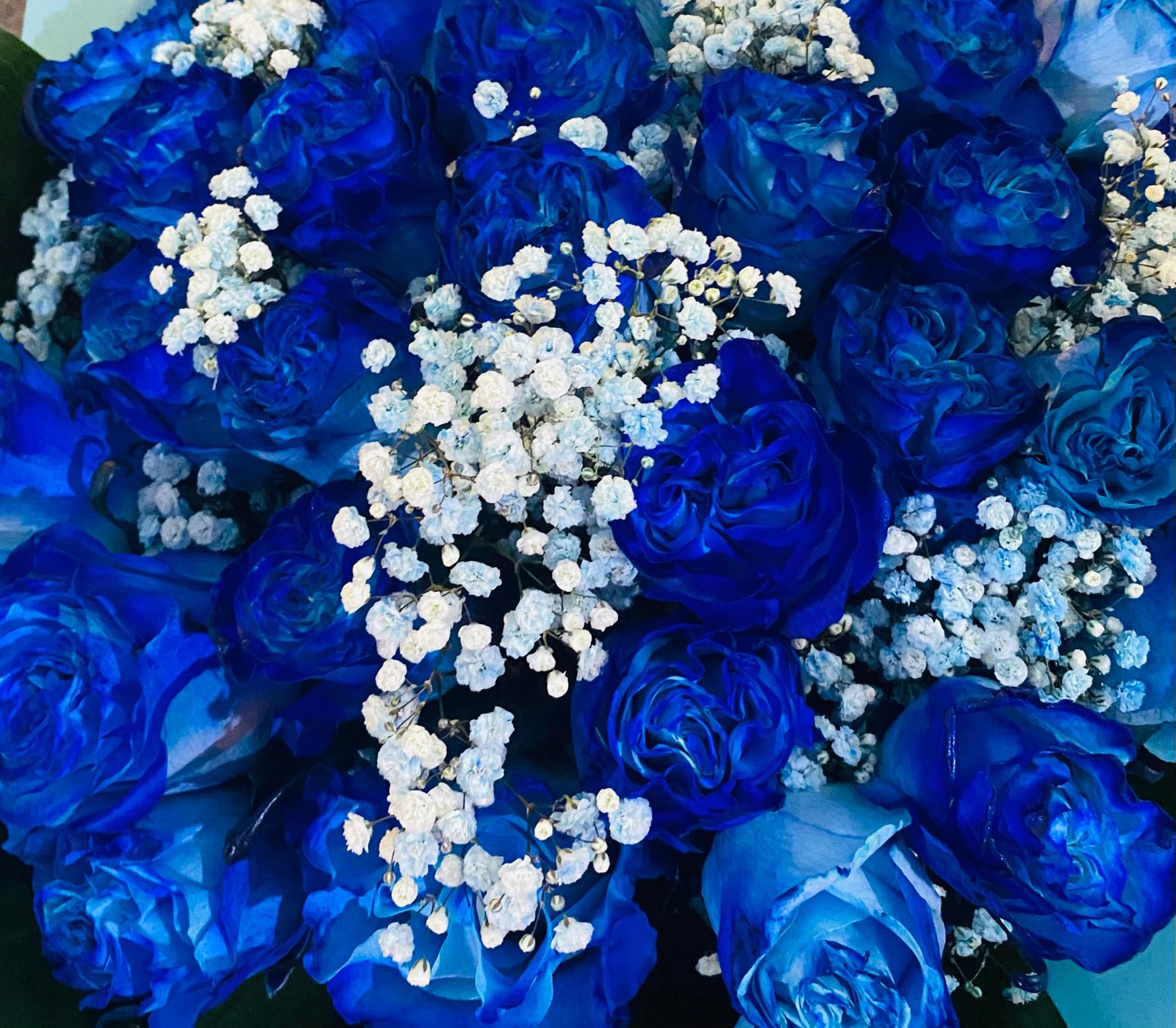 Ramo de Rosas Azules