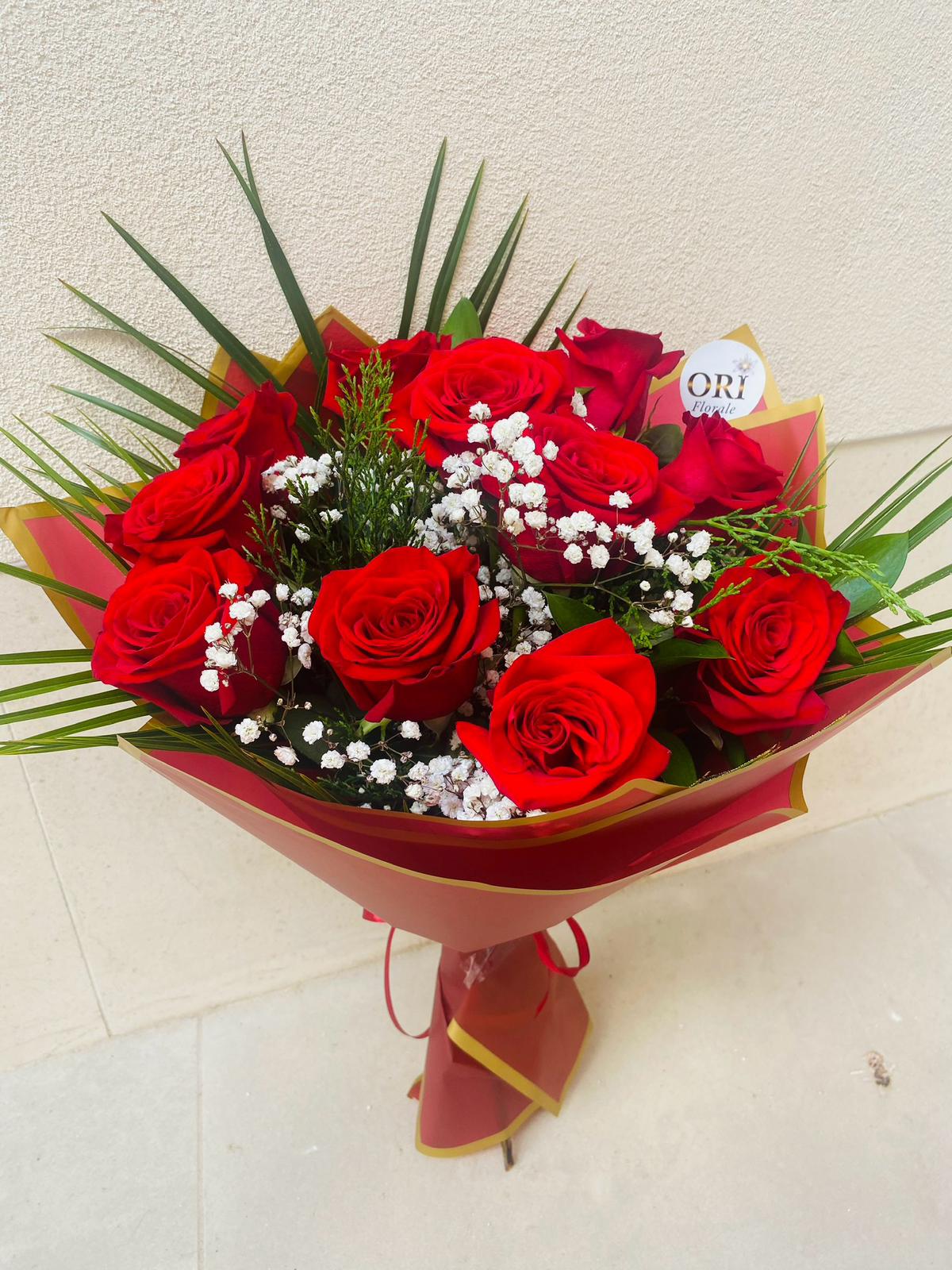 Ramo de 12 rosas rojas